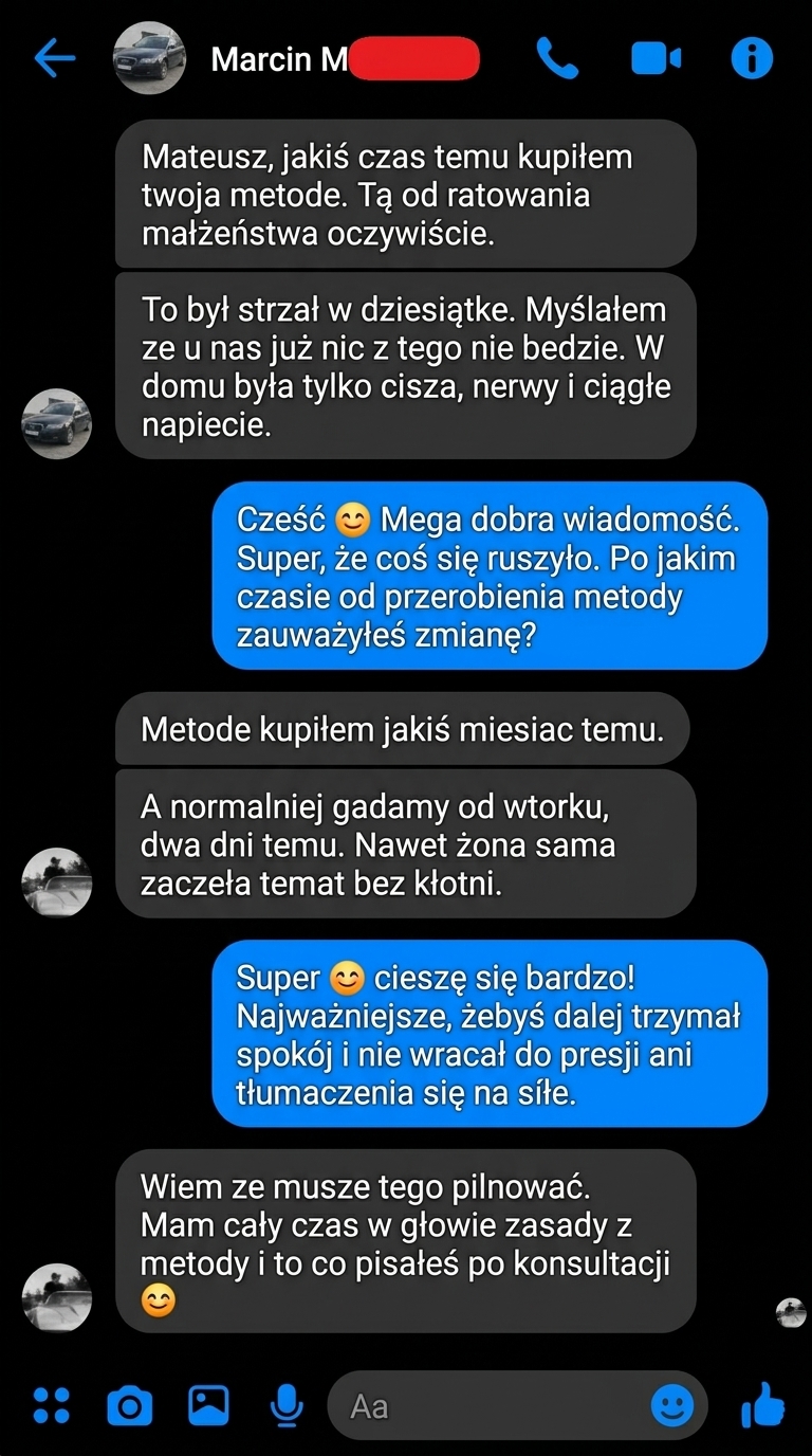 Opinia klienta Metody Wróć Do Rodziny