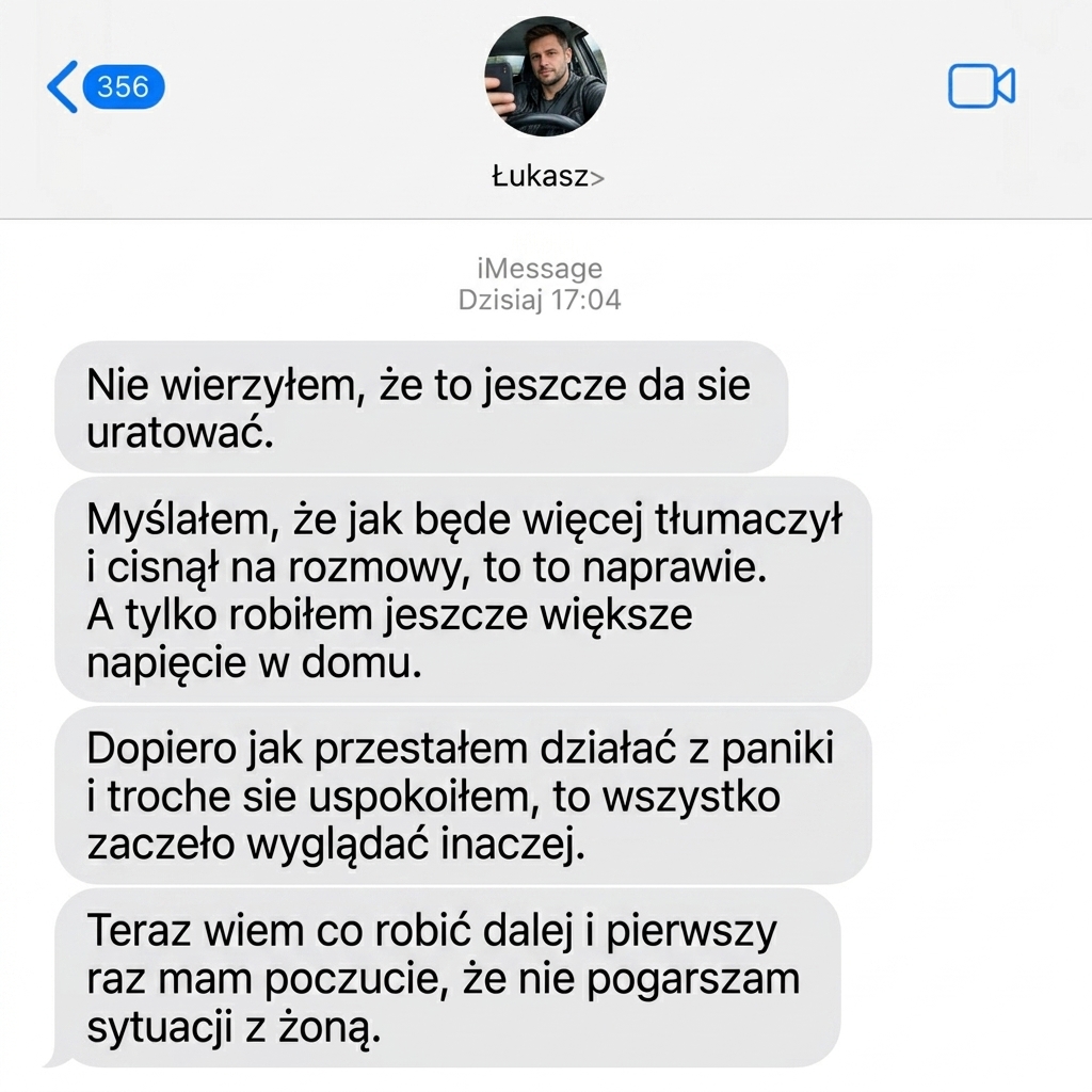 Przykładowa opinia po zastosowaniu Metody Wróć Do Rodziny