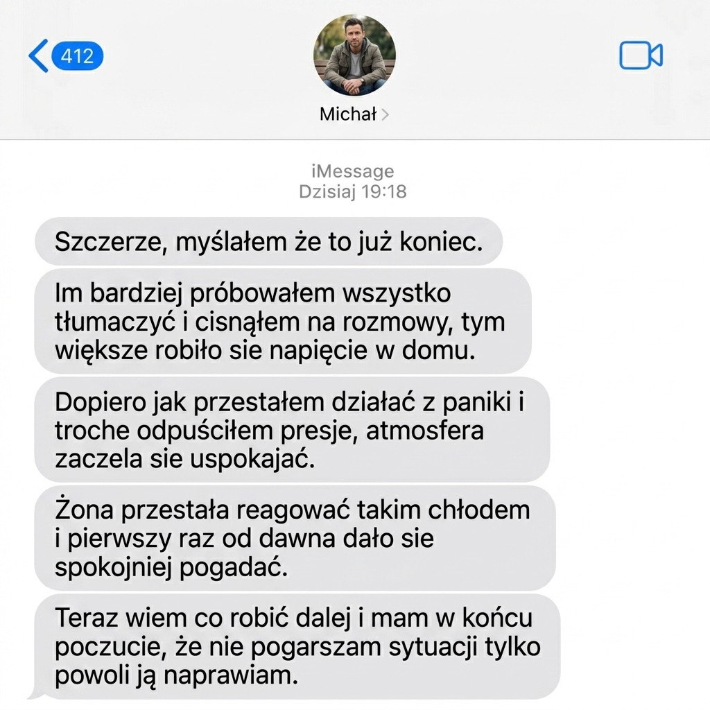 Przykładowa opinia po zastosowaniu Metody Wróć Do Rodziny